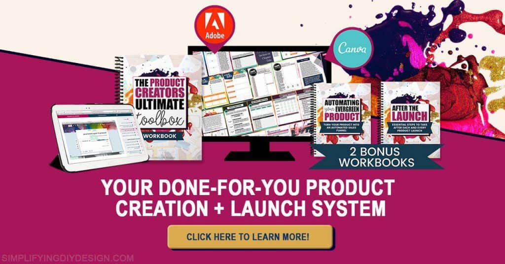 You done for you product creation and launch system mockup