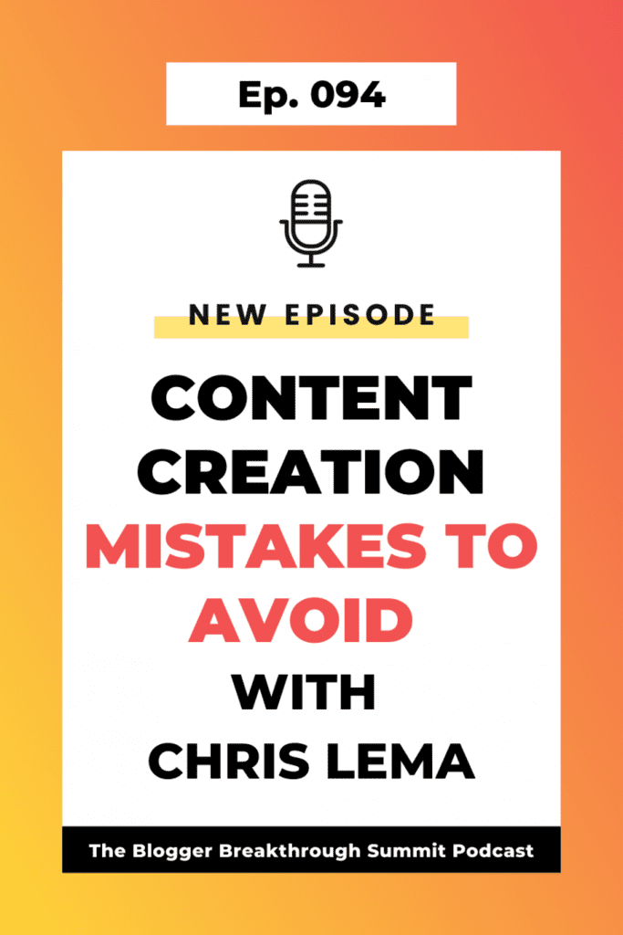 BBP 094: Content Creation Mistakes to Avoid (feat Chris Lema)